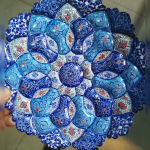 بشقاب میناکاری سایز۲۵